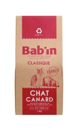 BAB'IN CLASSIQUE CHAT ADULTE CANARD 7 KG