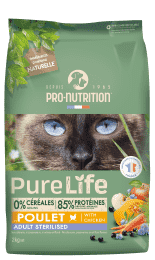 Pure Life chat Sterilised Poulet 2kg