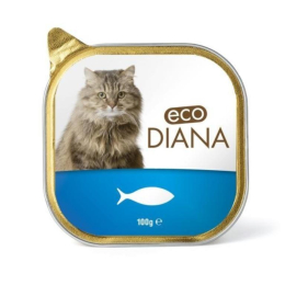 Pâté au poisson pour chat, barquette de 100g