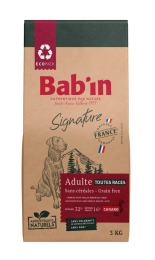 BAB'IN SIGNATURE SANS CEREALES ADULTE CANARD (tte race) 3 KG