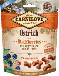 Carnilove Treats Crunchy Snack -  Autruche & Mûres Sac 200 Gr