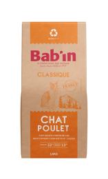 BAB'IN CLASSIQUE CHAT ADULTE POULET 14 KG