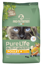 Pure Life chat Sterilised Poulet 8kg