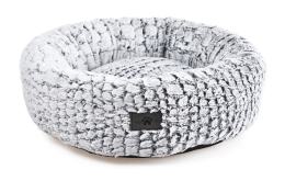 Coussin rond fourrure Croco Ø58,5cm