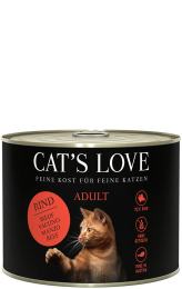 CAT'S LOVE ADULT Boeuf Pur 200g