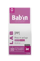 BAB'IN LAB CHAT ADULTE PEAU & PELAGE 1.5 KG