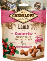 Carnilove Treats Crunchy Snack -  Agneau & Cranberries Sac 200 Gr