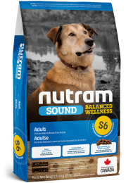 Nourriture pour chiens adultes Nutram S6 Sound Balanced Wellness 