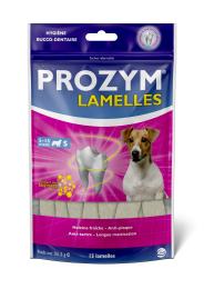 PROZYM Lamelles pour Chiens - Soin Dentaire à mâcher - N°1 chez Les vétérinaires - Haleine fraîche - Anti-tartre - Anti-Plaque - Gencives saines. Taille S pour chiens (5-15kg) - 15 lamelles