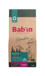 BAB'IN SIGNATURE CHAT ADULTE STERILISE SAUMON 6 KG