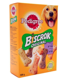 PEDIGREE Biscrok Biscuits 3 variétés pour chien 500g