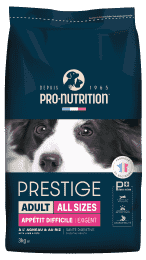 PRESTIGE CHIEN ADULT ALL SIZES - EXIGENT - AGNEAU / RIZ 3KG