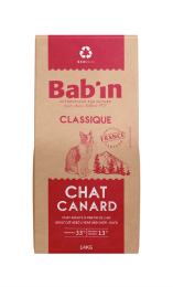 BAB'IN CLASSIQUE CHAT ADULTE CANARD 14 KG