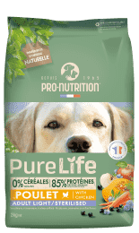 Pure Life chien Adult Light Sterilised 2kg