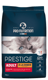 PRESTIGE CHAT ADULT A LA DINDE 2KG