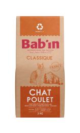 BAB'IN CLASSIQUE CHAT ADULTE POULET 3 KG