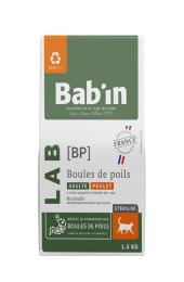 BAB'IN LAB CHAT ADULTE CONTROLE DES BOULES DE POIL 1.5 KG