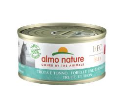 Almo Nature Hfc Jelly Truite Et Thon Boîte 70 Gr