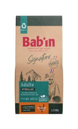 BAB'IN SIGNATURE CHAT ADULTE STERILISE POULET 1.5 KG