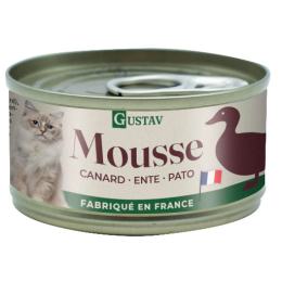 GUSTAV Mousse Chat, canard, 85g