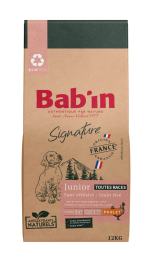 BAB'IN SIGNATURE SANS CEREALES JUNIOR POULET (tte race) 12 KG