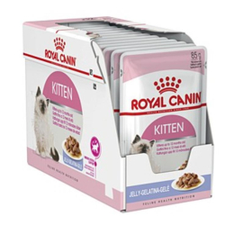 ROYAL CANIN KITTEN SECOND AGE BOUCHEES EN GELEE CHATON DE 4 A 12 MOIS 12 sachets x85g